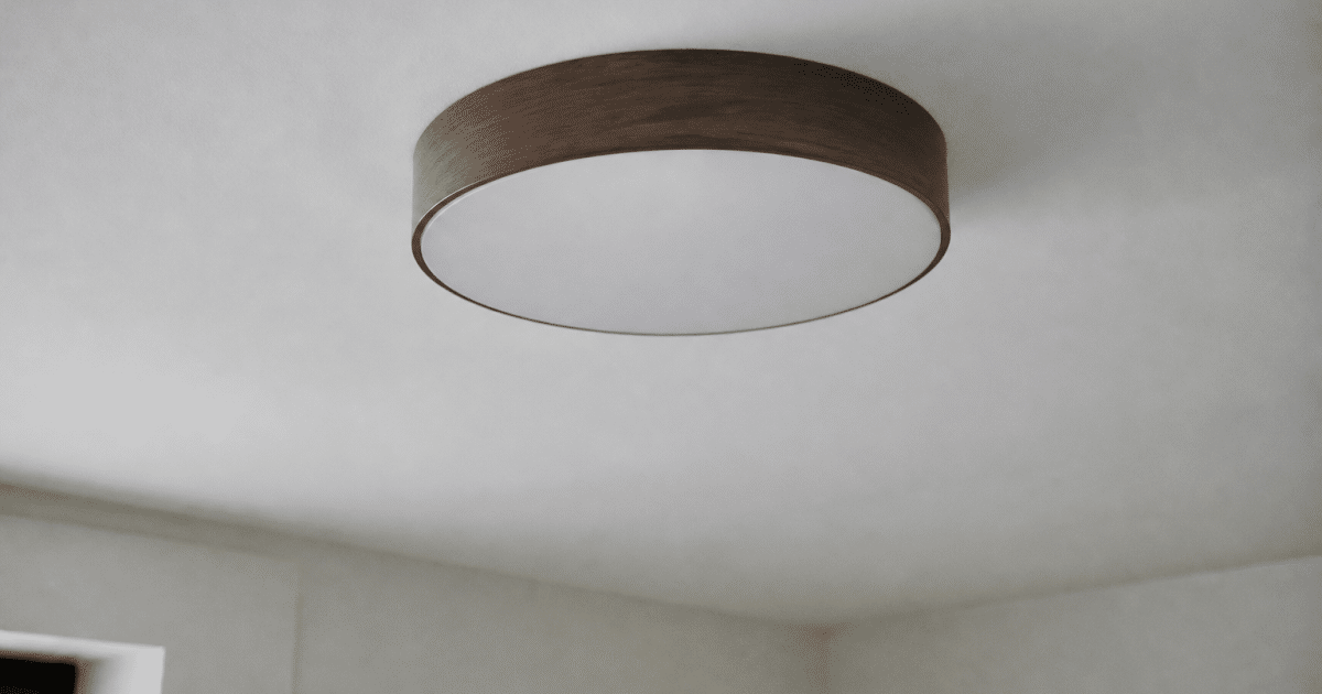 Luminaire suspendu au plafond sans fil électrique visible
