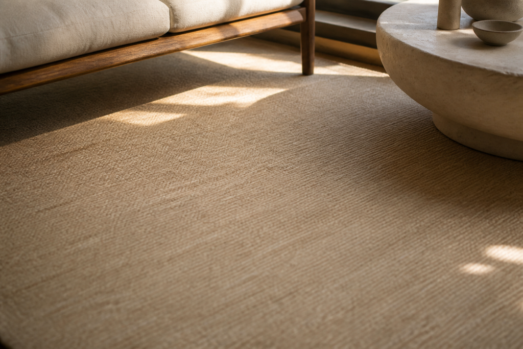 Sol beige texture tisse naturelle interieur